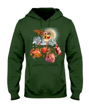Flamingo gifts from Santa gift for flamingo lovers Hooded Sweatshirt tile