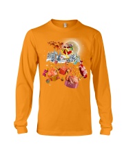 Flamingo gifts from Santa gift for flamingo lovers Long Sleeve Tee tile