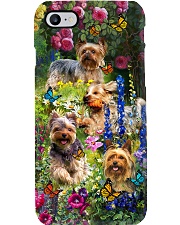 Yorkshire terrier roses yorkie lover dog mom Phone Case i-phone-8-case