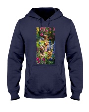Yorkshire terrier roses yorkie lover dog mom Hooded Sweatshirt tile