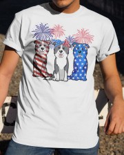 Border collie flag colors Classic T-Shirt apparel-classic-tshirt-lifestyle-28