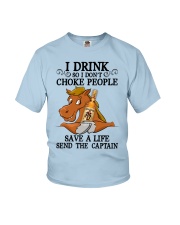 Horse dont choke people for horse lover cus2 Youth T-Shirt tile