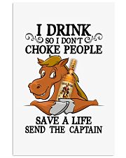 Horse dont choke people for horse lover cus2 Vertical Poster tile