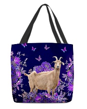Goat flowers lavenders goat lovers All-over Tote front