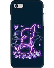 Elephant magical purple elephant lovers Phone Case tile