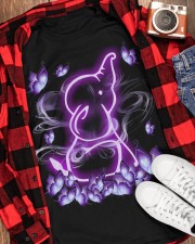 Elephant magical purple elephant lovers Classic T-Shirt apparel-classic-tshirt-lifestyle-front-163