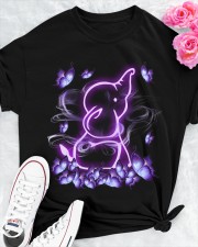 Elephant magical purple elephant lovers Classic T-Shirt apparel-classic-tshirt-lifestyle-front-192