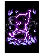 Elephant magical purple elephant lovers Vertical Poster tile