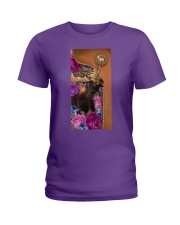 Moose magical gift for moose lover Ladies T-Shirt tile