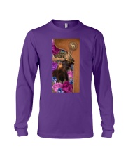 Moose magical gift for moose lover Long Sleeve Tee tile