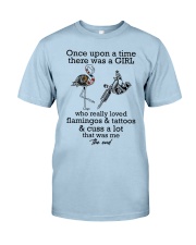 Flamingo and tattoo the end bird lover Classic T-Shirt tile