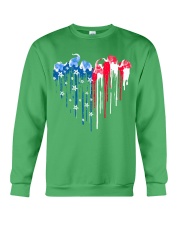 Elephant freedom colors elephant lovers Crewneck Sweatshirt tile