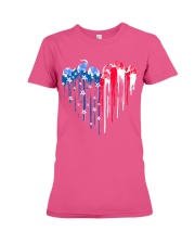 Elephant freedom colors elephant lovers Premium Fit Ladies Tee tile