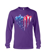 Elephant freedom colors elephant lovers Long Sleeve Tee tile