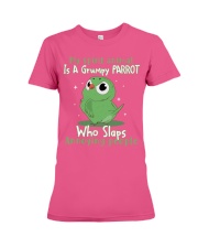 Parrot annoying people bird lovers parrot lovers Premium Fit Ladies Tee tile