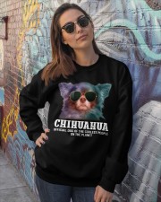 Chihuahua official dog dog mom Crewneck Sweatshirt lifestyle-unisex-sweatshirt-front-3