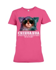 Chihuahua official dog dog mom Premium Fit Ladies Tee tile
