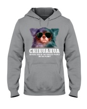 Chihuahua official dog dog mom Hooded Sweatshirt tile