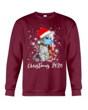 Cat christmas this year gift for cat lover Crewneck Sweatshirt tile