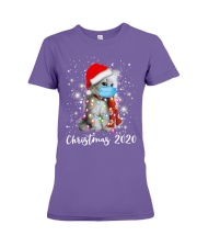 Cat christmas this year gift for cat lover Premium Fit Ladies Tee tile
