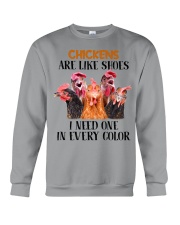 Chicken like shoes chicken lover Crewneck Sweatshirt front