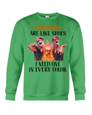 Chicken like shoes chicken lover Crewneck Sweatshirt tile