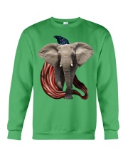 Elephant cool and freedom elephant lovers Crewneck Sweatshirt tile
