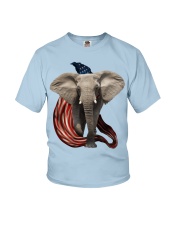 Elephant cool and freedom elephant lovers Youth T-Shirt tile