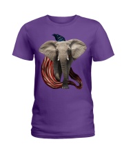 Elephant cool and freedom elephant lovers Ladies T-Shirt tile