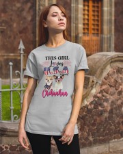 Girl loves us and chihuahua Gift for you Classic T-Shirt apparel-classic-tshirt-lifestyle-06