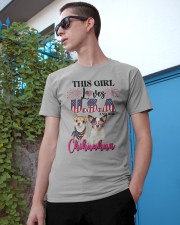 Girl loves us and chihuahua Gift for you Classic T-Shirt apparel-classic-tshirt-lifestyle-17
