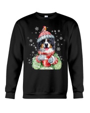 Bernese mountain dog warm winter christmas gift Crewneck Sweatshirt front