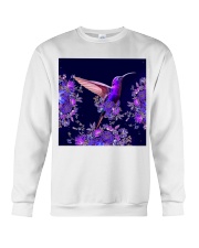 Hummingbird flowers lavender hummingbird lovers birds lovers Crewneck Sweatshirt tile