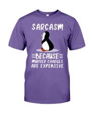 Penguin sarcasm because penguin lovers Premium Fit Mens Tee tile