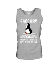 Penguin sarcasm because penguin lovers Unisex Tank tile
