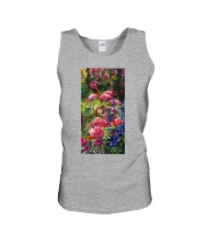 Flamingo roses flamingo lovers Unisex Tank tile