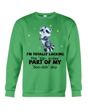 Raccoon i am totally raccoon lover Crewneck Sweatshirt tile