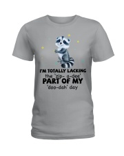 Raccoon i am totally raccoon lover Ladies T-Shirt tile