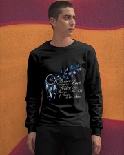 Butterfly because someone we love gift for you Long Sleeve Tee apparel-long-sleeve-tee-lifestyle-04