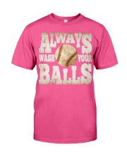 Always wash your baseballs Gift for you Classic T-Shirt tile