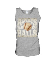 Always wash your baseballs Gift for you Unisex Tank tile
