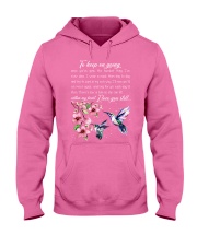 Hummingbird to keep on going bird lover Hooded Sweatshirt tile