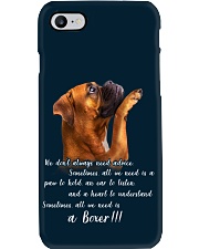 Boxer a paw to hold Phone Case tile