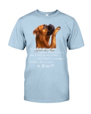 Boxer a paw to hold Classic T-Shirt tile