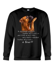 Boxer a paw to hold Crewneck Sweatshirt front