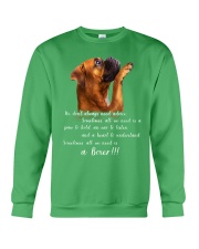 Boxer a paw to hold Crewneck Sweatshirt tile
