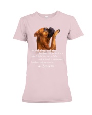 Boxer a paw to hold Premium Fit Ladies Tee tile