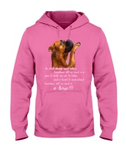 Boxer a paw to hold Hooded Sweatshirt tile