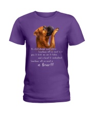 Boxer a paw to hold Ladies T-Shirt tile