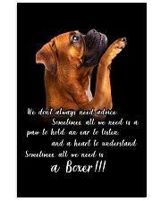 Boxer a paw to hold Vertical Poster tile